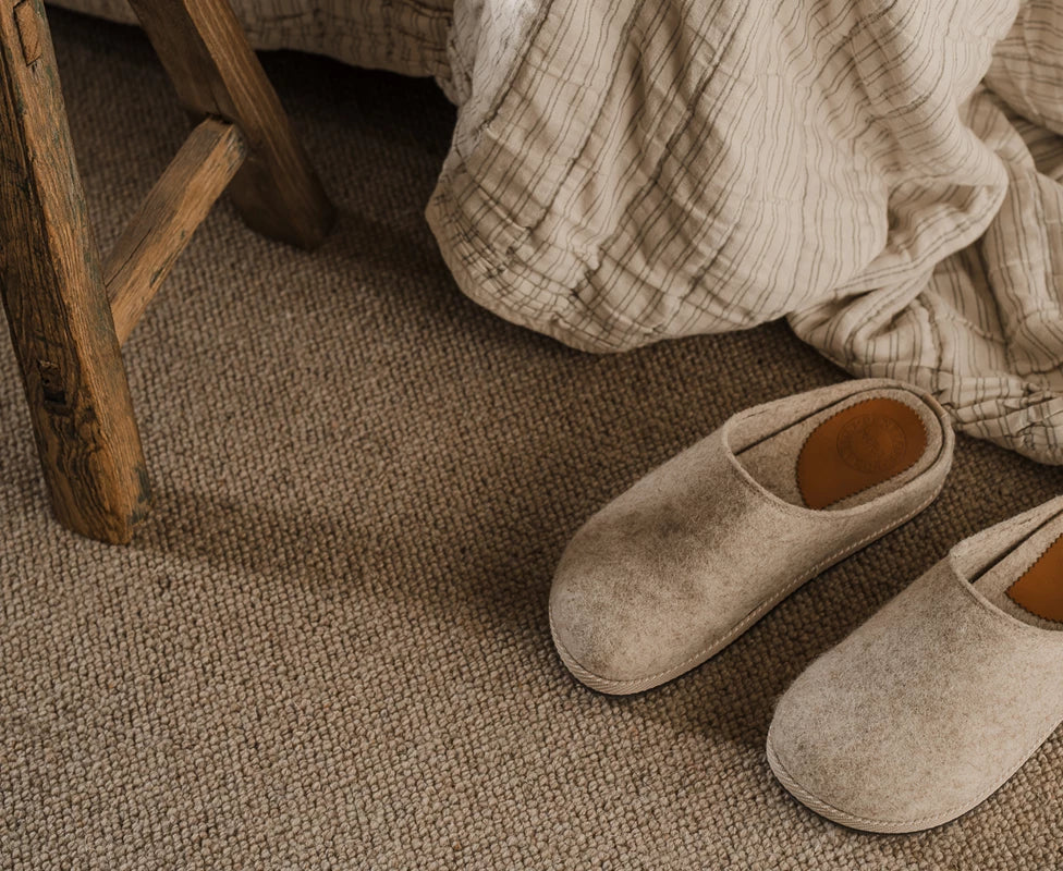Fairisle Pure New Wool Carpet - Cinamon