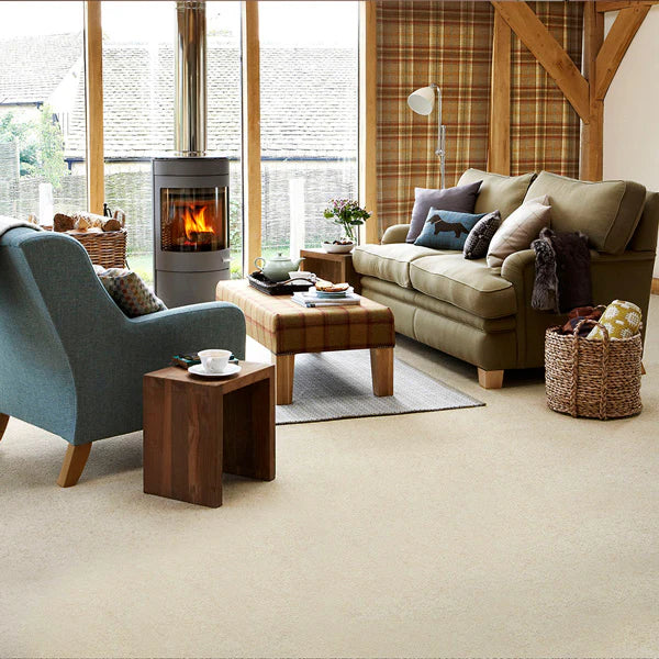 Natural Berber Twist Elite Wool Carpet - Morning Dew