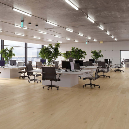 Recycled Leather Flooring Panels - Cool Natural French Oak