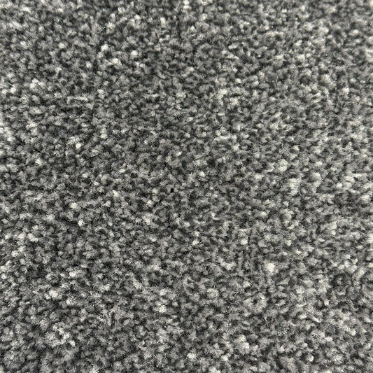 Supreme Luxury Action Back Stain Resistant Carpet - Dark Grey