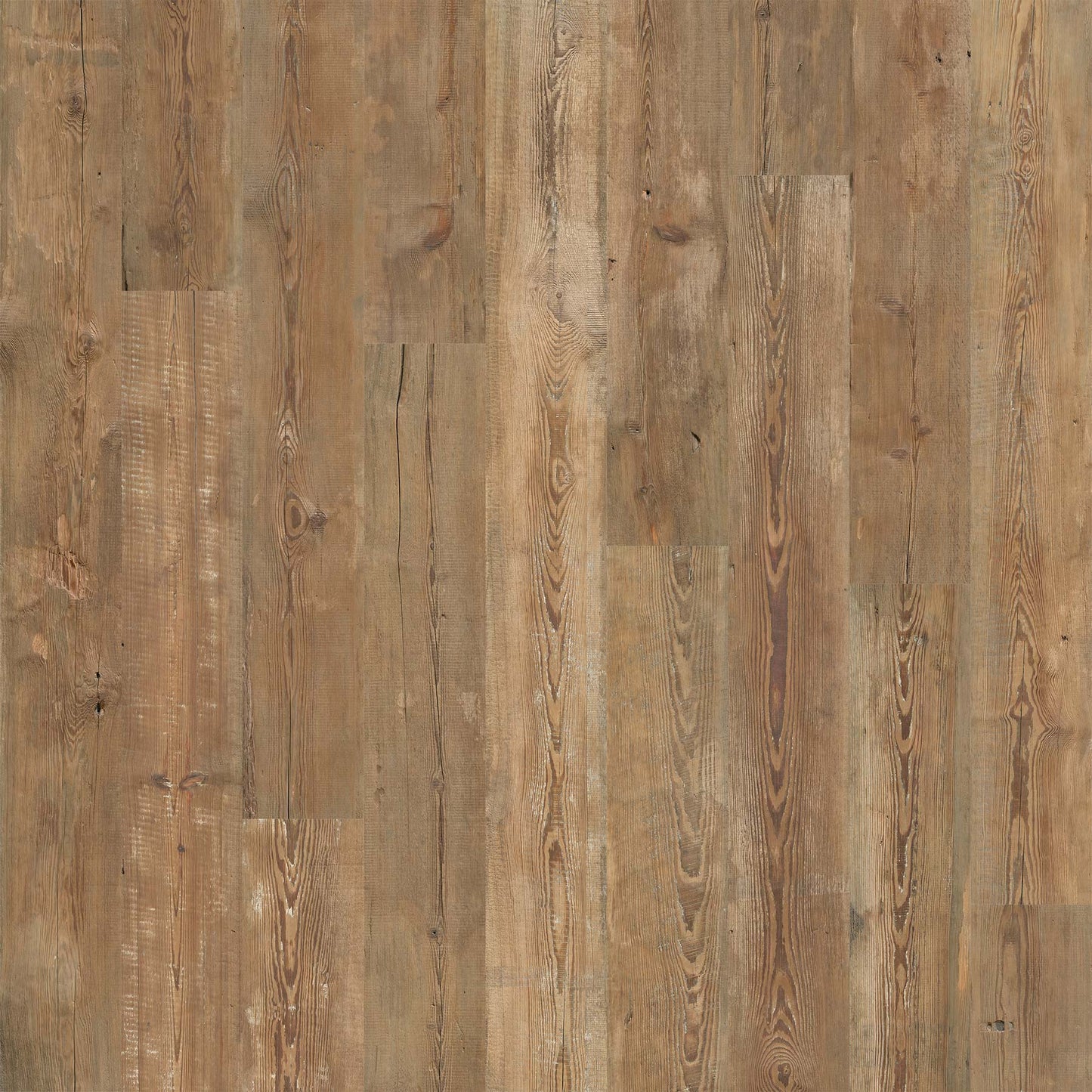 Recycled Leather Flooring Panels - Reclaimed Pitch Pine - Locomotive Works