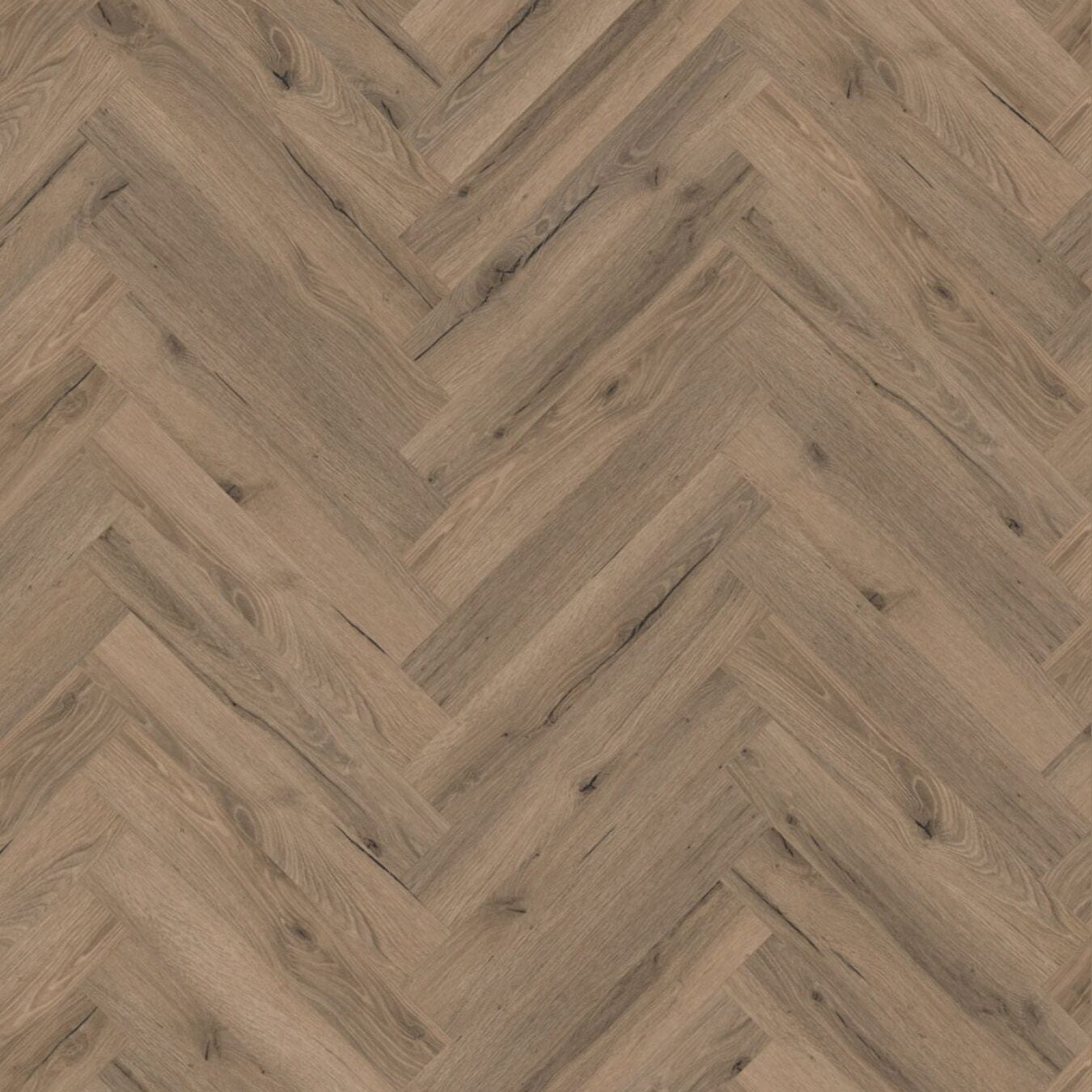 Lignum Core SPC Herringbone Flooring - Mocha Oak