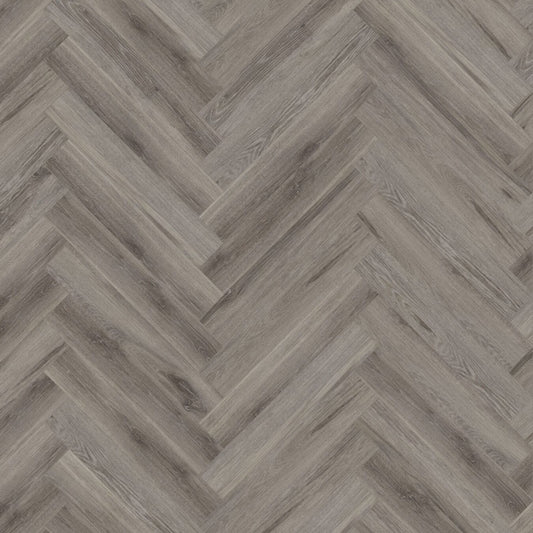 Lignum Core SPC Herringbone Flooring - Rustic Grey Oak